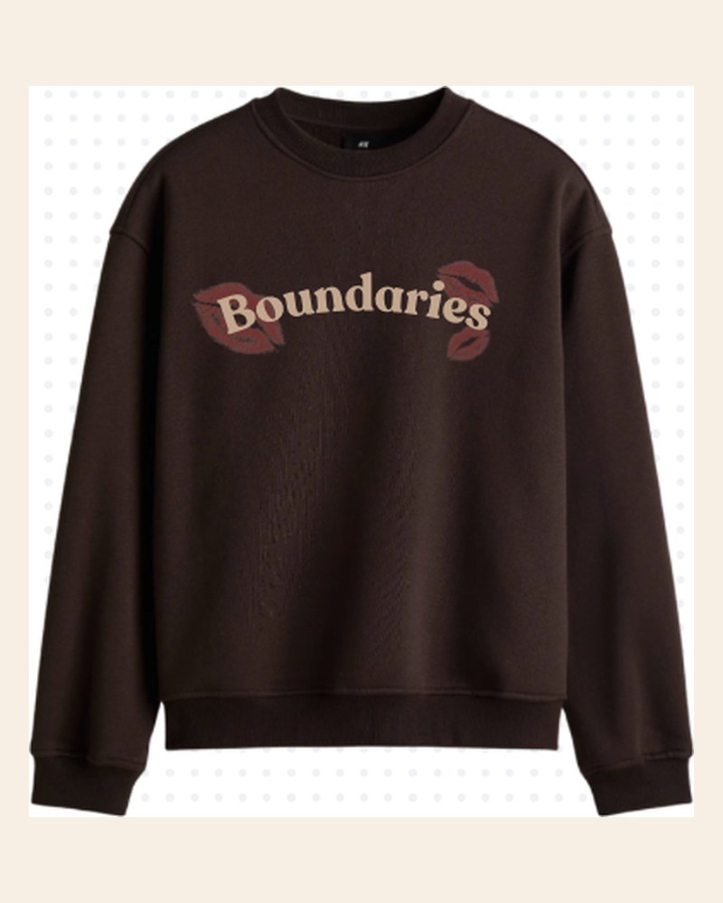 Boundaries sweatshirt